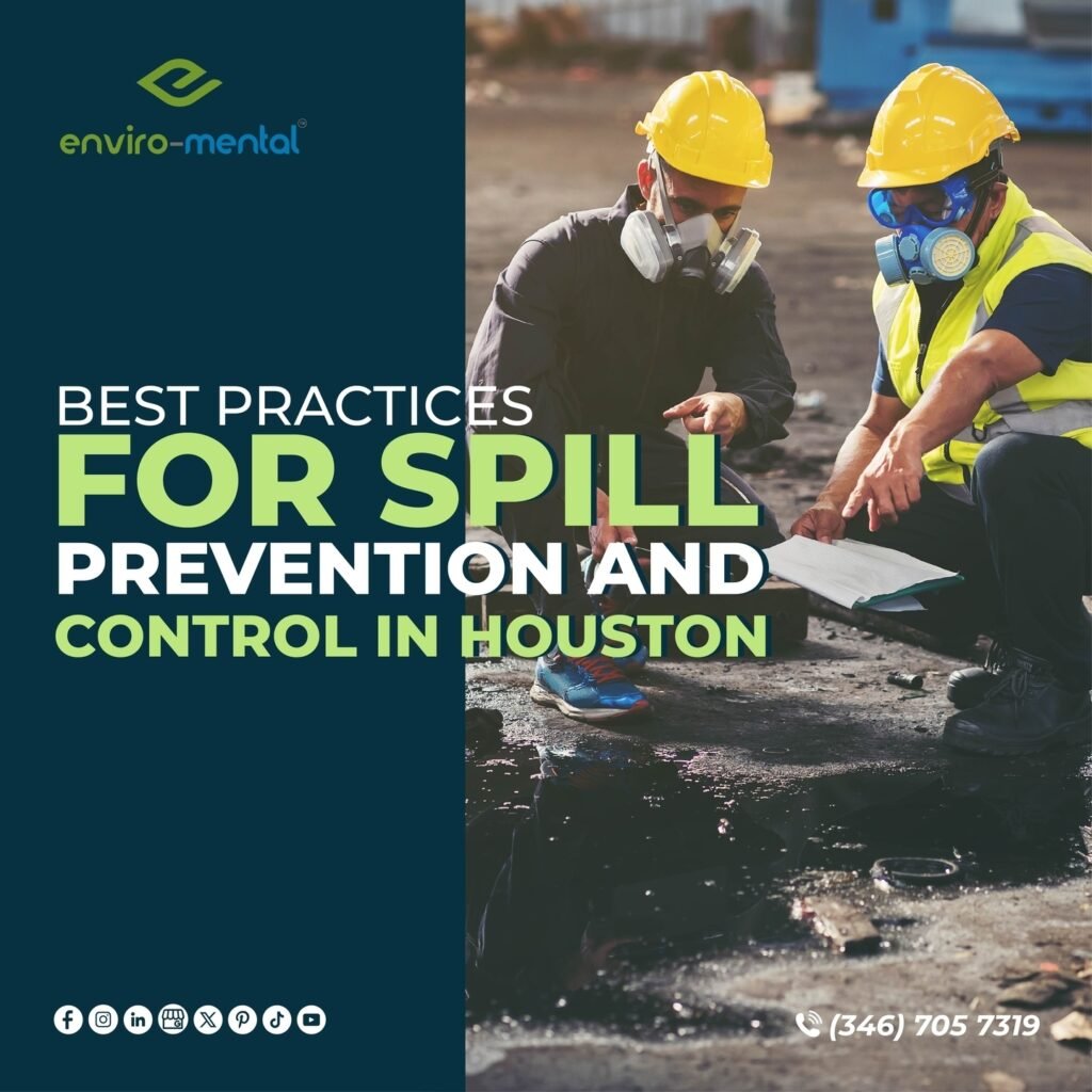 Best practices for spill prevention and control in Houston