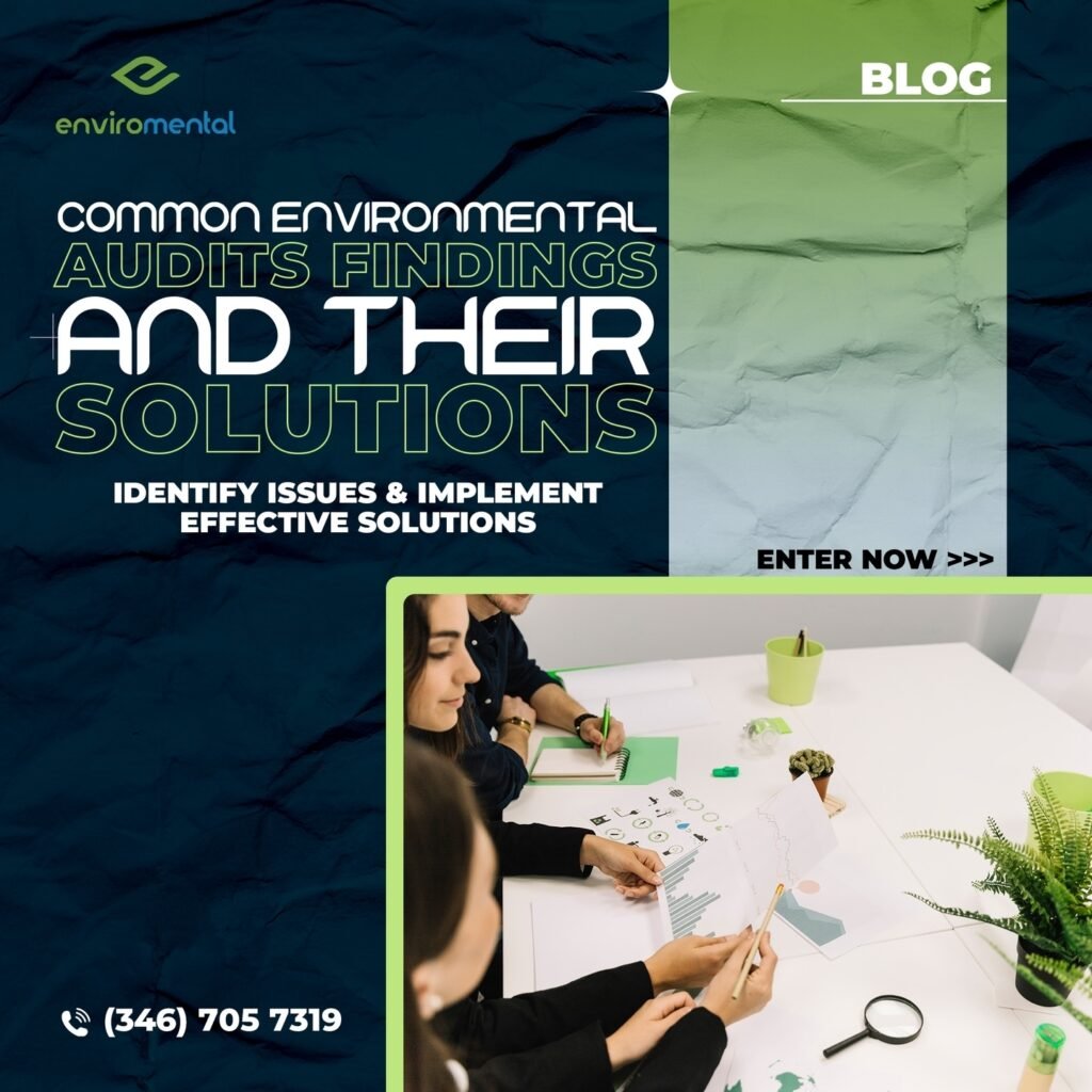 Common environmental audit findings and their solutions