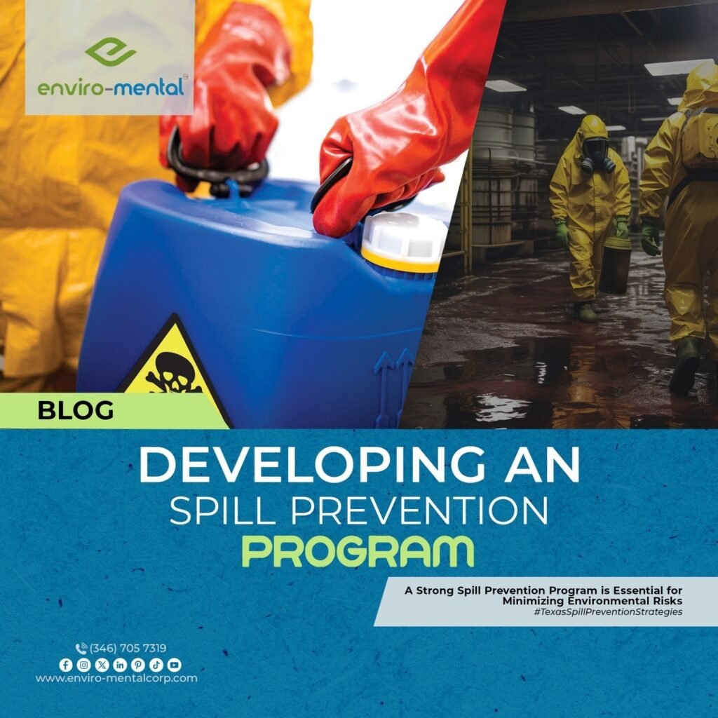 Developing an effective spill prevention program