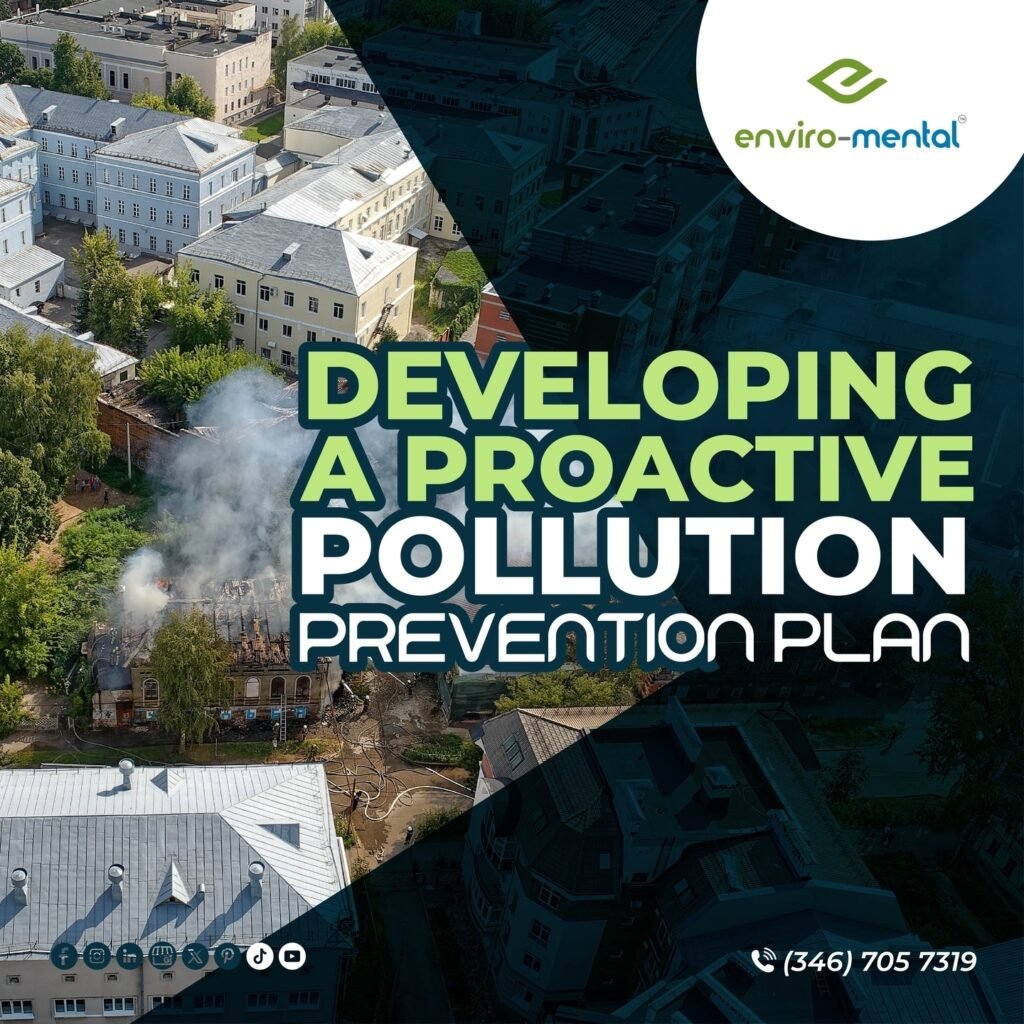 Developing a proactive pollution prevention plan