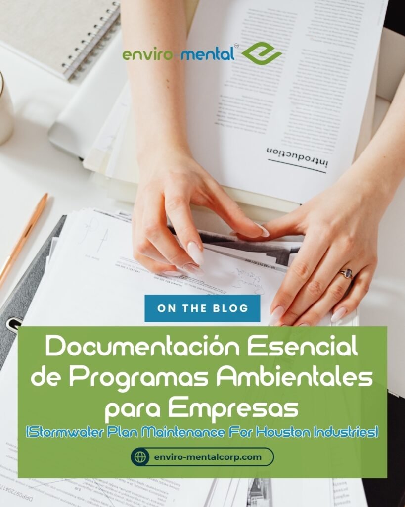 Documentación esencial de programas ambientales para empresas