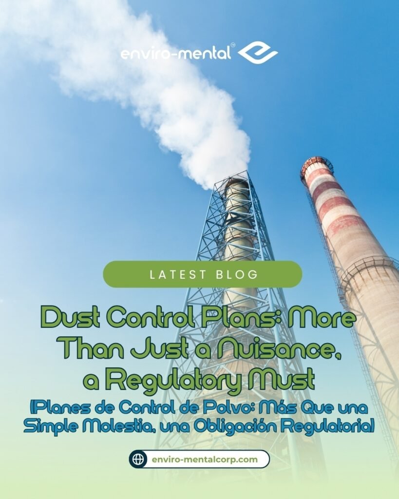 Planes de control de polvo: Más que una simple molestia, una obligación regulatoria