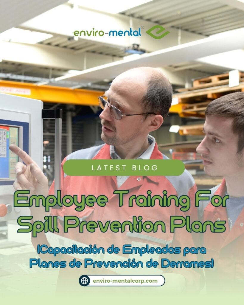 Employee training for spill prevention plans