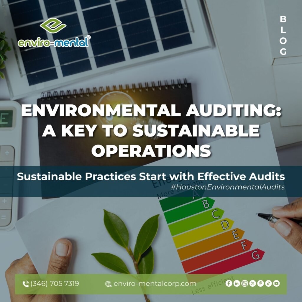 Environmental auditing: A key to sustainable operations