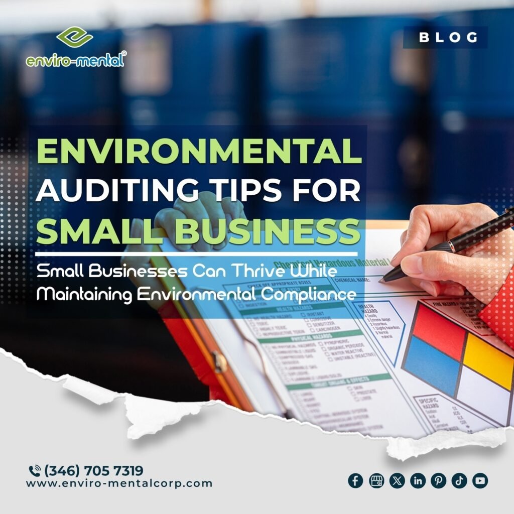 Environmental auditing tips for small businesses