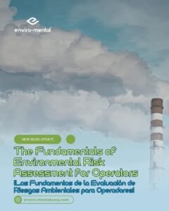 Los fundamentos de la evaluación de riesgos ambientales para operadores