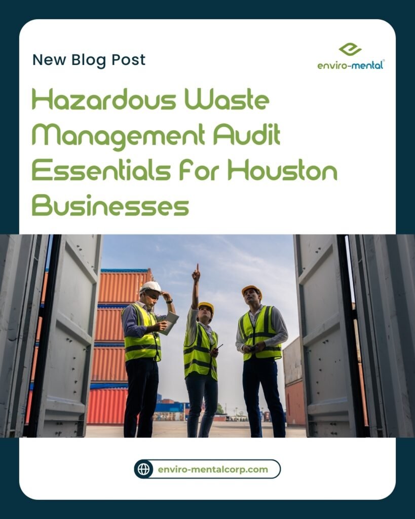 Esenciales de auditoría para la gestión de residuos peligrosos - industrias de Houston