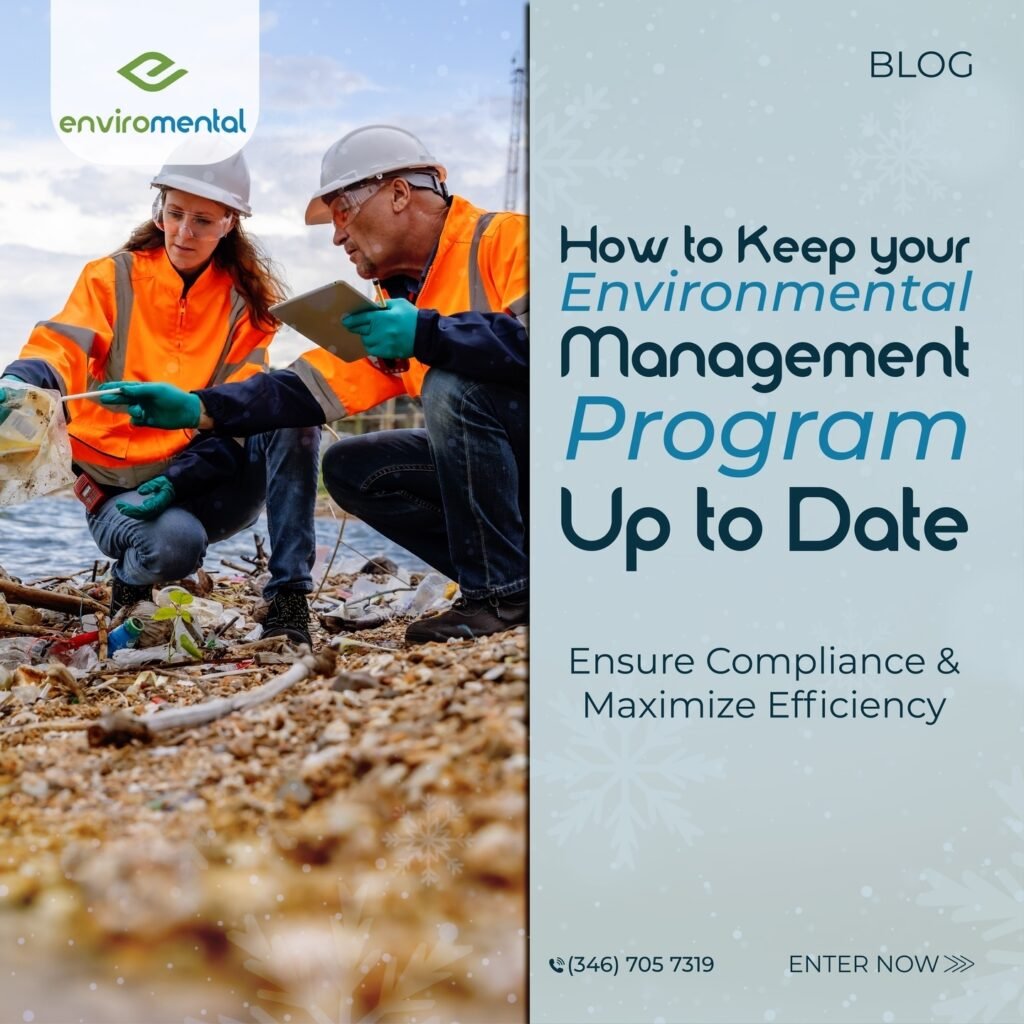 How to keep your environmental management program up to date
