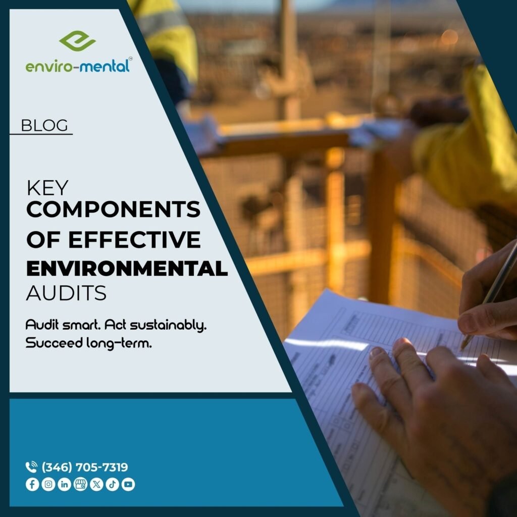Key components of effective environmental audits
