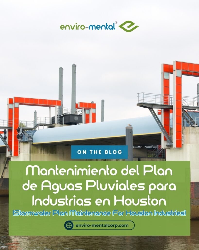 Mantenimiento del plan de aguas pluviales para empresas de Houston