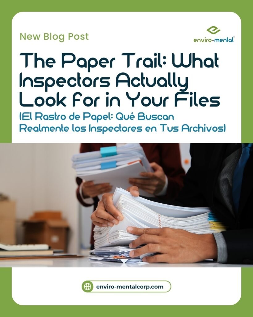 The paper trail: What inspectors actually look for in your files