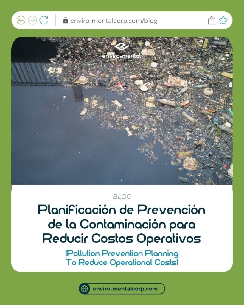 Planificación de prevención de la contaminación para reducir costos operativos