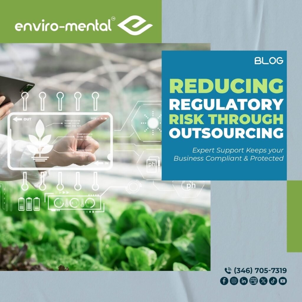 Reducing regulatory risk through outsourcing