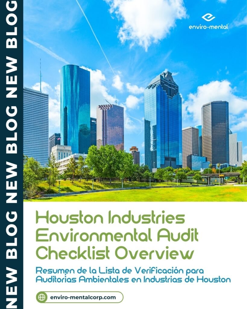 Resumen de la lista de verificación para auditorías ambientales de empresas en Houston