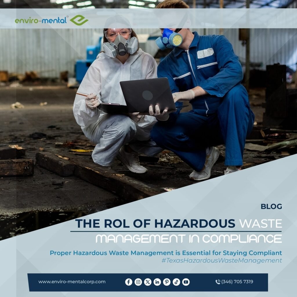 The role of hazardous waste management in compliance