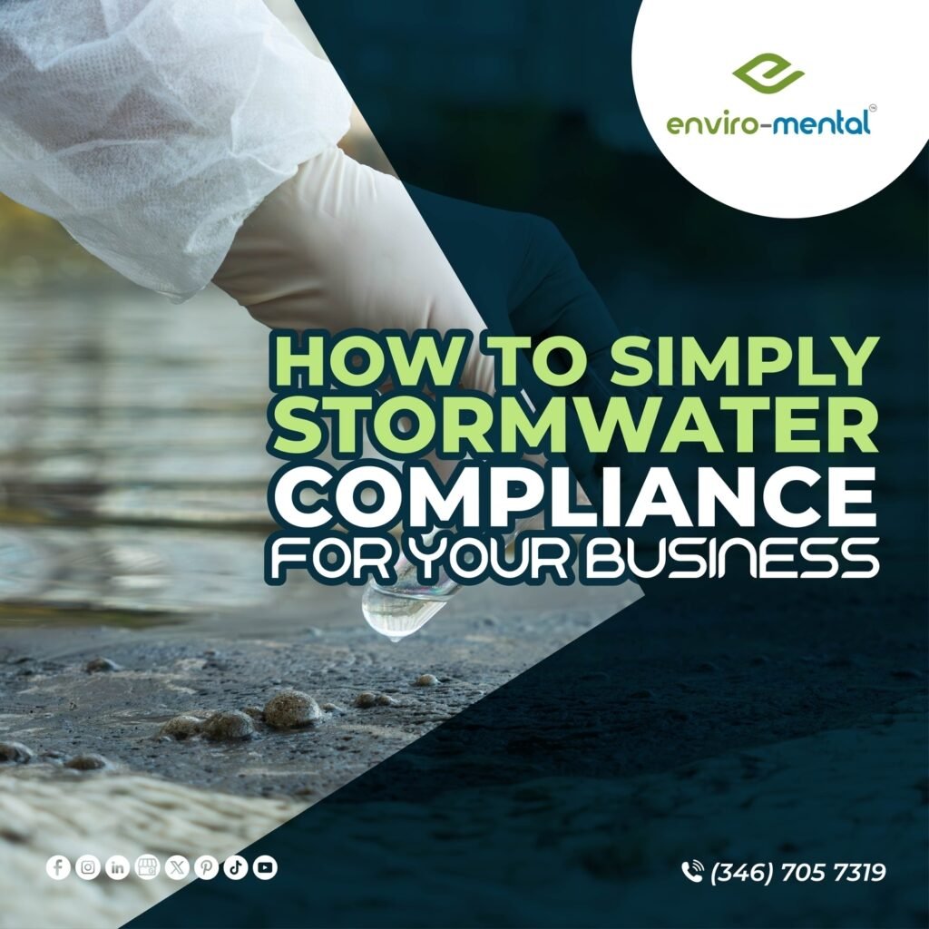 How to simplify stormwater compliance for your business